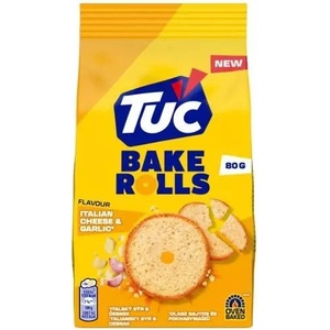 TUC Bake Rolls с италианско сирене и чесън 80 г