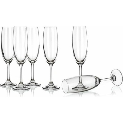 LEONA Poháre na sekt 6 x 210 ml