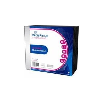 MediaRange CD-R 700MB (80 мин) - Slimcase 10 броя