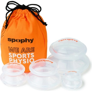 Spophy Cupping Set sada silikonových baněk 4 ks
