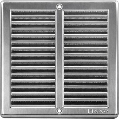 Haco 200 x 200 mm nerez s rámečkem a síťovinou
