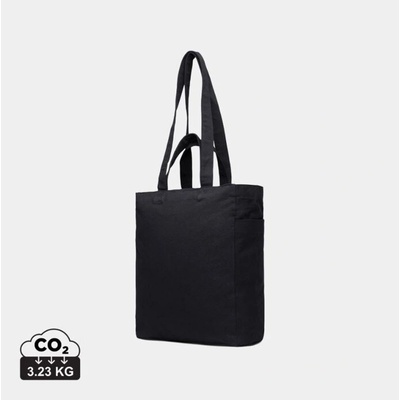 Taška na zips VINGA Hilo z recykl. canvas AWARE™, čierna
