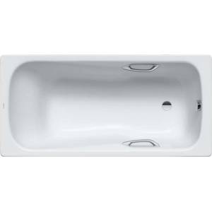 KALDEWEI Ambiente - Правоъгълна вана Dyna Set Star 627, 160x70 см, с отвори за дръжки, бяла 226900010001 (226900010001)