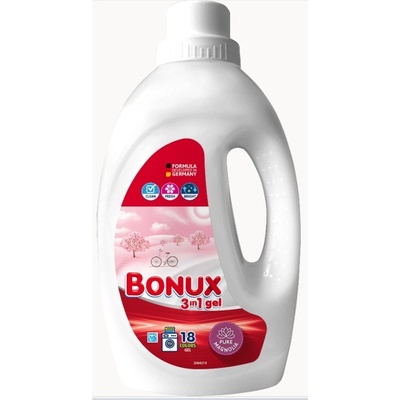 Bonux Color Radiant Rose 3v1 tekutý prací gel na barevné prádlo 18 PD 900 ml