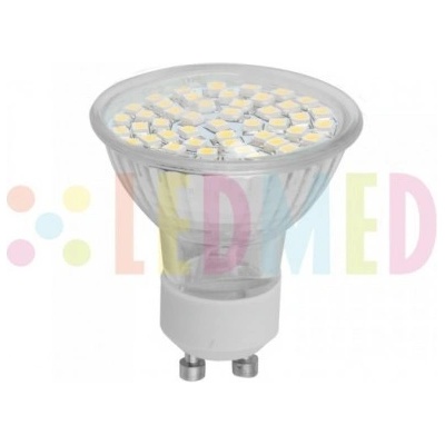Ledmed SMD 48LED 230V 2,5W GU10 Teplá bílá