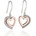 Fiorelli silver strieborné náušnice two heart E5454C