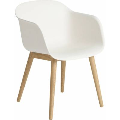Muuto Fiber Wood Base Natural White / Oak