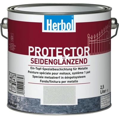 Barva na kov HERBOL Protector Weissaluminium Hliník 0,75L
