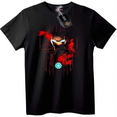 NOONEBRAND Тениска Iron Man Технологии - S, White