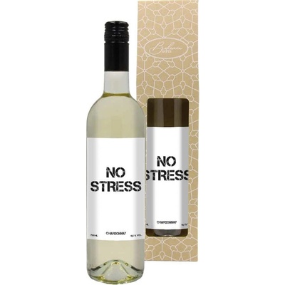 ptakoviny.cz Dárkové víno No Stress bílé 750ml