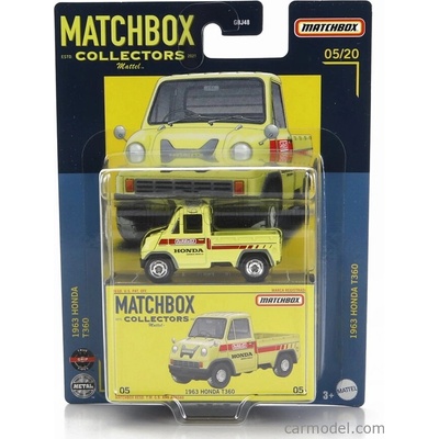 Mattel Hot Wheels Honda T360 Pick-up 1963 1:64 žltá červená