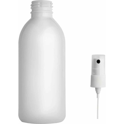 Tera Plastová lahvička bílá s kosmetickým rozprašovačem 250 ml