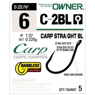 Owner C-2BL Carp Liner vel.6 6 ks