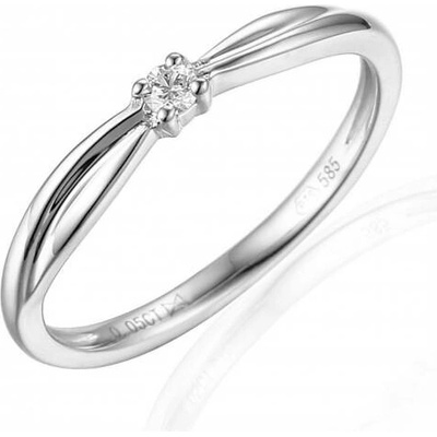 Gems Zásnubní prsten Reba bílé zlato s briliantem 585 38 1 0713.1B00.0.52.HSI.000