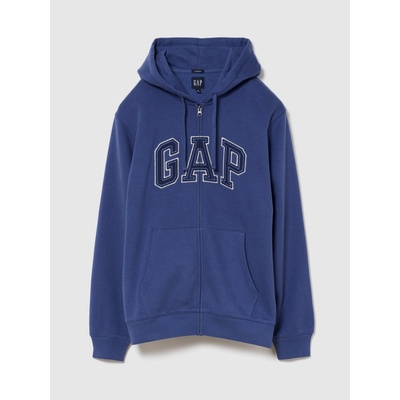 GAP mikina na zips tmavomodrá
