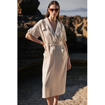 Moodo Бежова рокля с колан Moodo | Bezhov | ЖЕНИ | XS