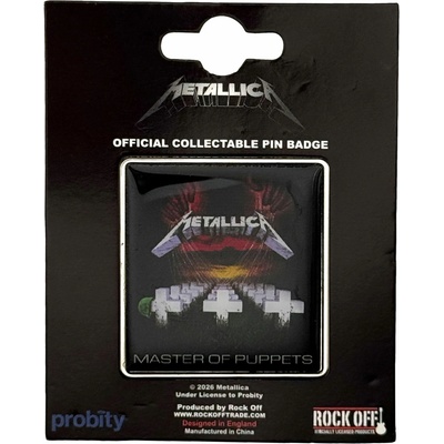 RukaHore odznak Metallica pin badge master of puppets