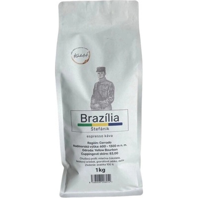 KÁVOHOLIK Štefánik Brazília YB 1 kg