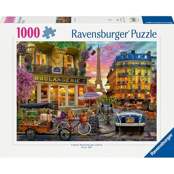 Ravensburger Пъзел Ravensburger от 1000 части - Червена зора над Париж (7012000885)