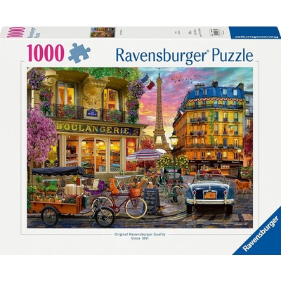 Ravensburger Пъзел Ravensburger от 1000 части - Червена зора над Париж (7012000885)