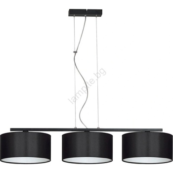 BELIS Полилей на въже ASTRA 3xE27/60W/230V черна (BE0346)