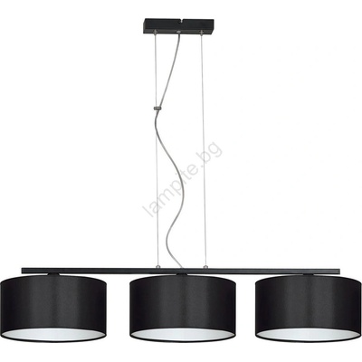 BELIS Полилей на въже ASTRA 3xE27/60W/230V черна (BE0346)
