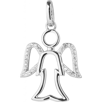 Pavona Stříbrný přívěsek anděl s křídly ze zirkónů 14040.1 crystal