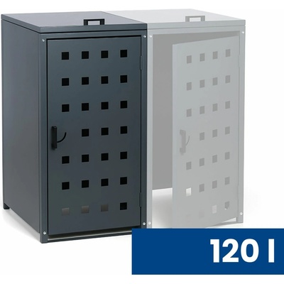 B2B Partner 120 l 114 x 57 x 62,3 cm šedá