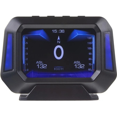 Palubní DISPLEJ 3,2" LCD, GPS měřič rychlosti s vestavěným víceosým gyroskopem