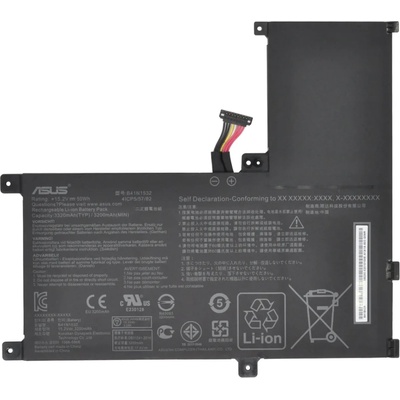 ASUS Asus, 4 клетки, 15.2V, 41Wh, Заместител (B41N1532)