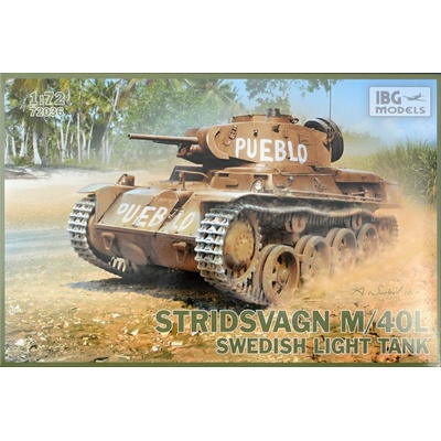 IBG Models STRIDSVAGN M/40L Swedish Light Tank 72036 1:72
