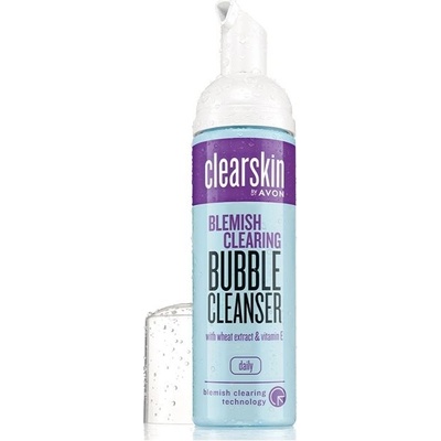 Avon Clearskin čistící pěna s výtažkem z pšenice a vitamínem E 150 ml
