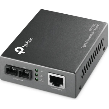 Image 1 of TP-Link Медиен конвертор TP-Link - MC210CS v5, RJ-45/SC/UPC, черен (MC210CS_VZ)