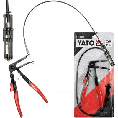 Yato Kleště na hadicové spony s bowdenem 690 mm – Zboží Dáma