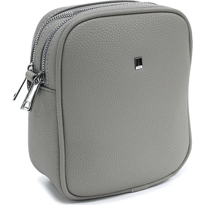 Světle trendy crossbody dámská kabelka Madie šedá