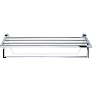 DECOR WALTHER Закачалка на релса за кърпи Corner с рафт хром (0561300)