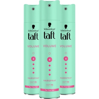 Taft Lak na vlasy pro objem 3x250ml