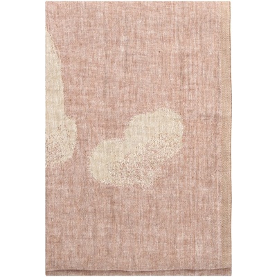 Hietsu Lněný ručník skořicově zlatý 95 x 180 cm