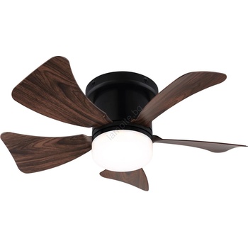 ZEVENTI - led Димируем таванен вентилатор mundaka led/10w/230v кафяв + д. у (zv0049)