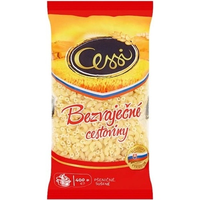 Cessi Bezvaječné cestoviny pšeničné sušené kolienka malé 400 g