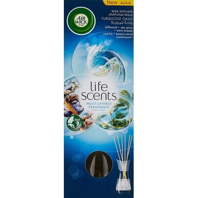Air Wick Reed Diffuser Life Scents Turquoise Oasis vonné tyčinky 50 ml