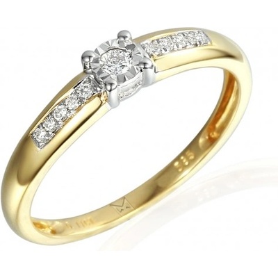 Gems Diamantový zásnubní prsten Madison v kombinaci žlutého a bílého zlata 585 38 1 1856.2ZB0.0.57.HSI1.000