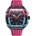 Nubeo Мъжки часовник Nubeo Magellan Bubblegum Pink Retrograde Chronograph (NB-6088-07)