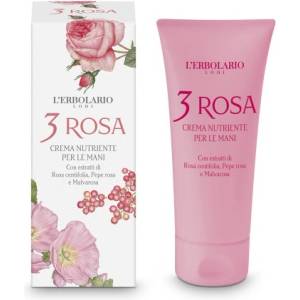 L'Erbolario 3 Roses - Подахранващ крем за ръце 75мл