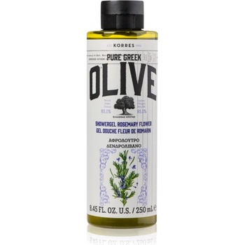 Image 1 of KORRES Pure Greek Olive & Rosemary Flower освежаващ душ гел 250ml
