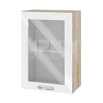 ИРИМ Горен кухненски шкаф Сити АРФ-Бяло гланц-05-218 50 см