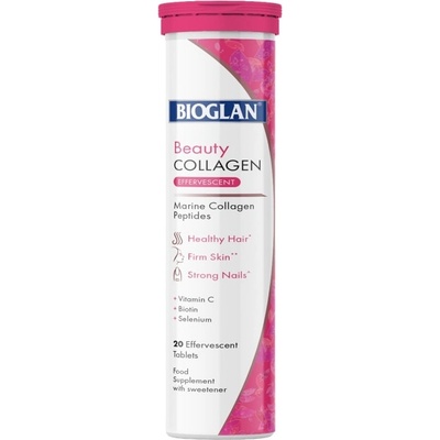 Bioglan Beauty Collagen, ягода, 20 ефервесцентни таблетки, Bioglan