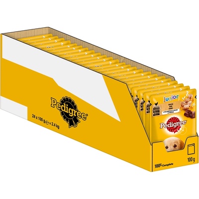 Pedigree Junior Multipack v želé kuřecí 24 x 100 g