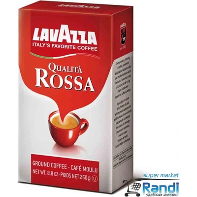 LAVAZZA Кафе Lavazza Rossa вакуум 250гр