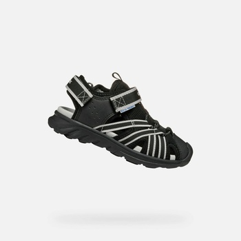 Geox Черни момчешки сандали Geox Airadyum Geox | Cheren | Момчешки | 34